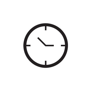 Clock icon Vector illustration, EPS10