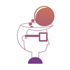 speech bubble design concept 