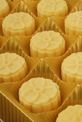 Bean paste cake in the box     