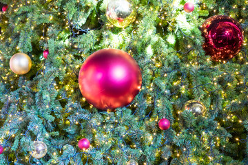 Fototapeta na wymiar bokeh light abstract holiday background, christmas, new year