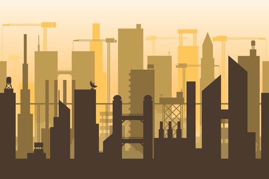 City Skyline Game Background