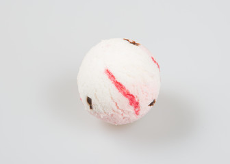 ice cream scoop or ice cream ball on the background.