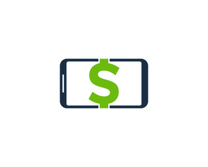 Money Smartphone Icon Logo Design Element