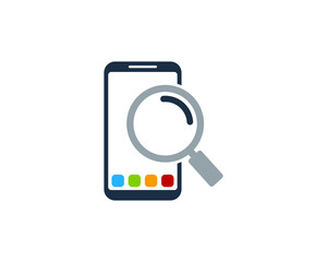 Find Smartphone Icon Logo Design Element