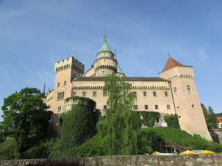 Fototapeta na wymiar view of Bojnice castle, Slovakia