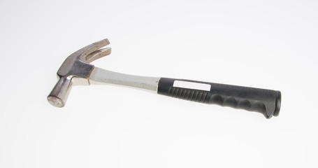 hammer or metal hammer on a background.