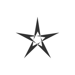 Abstract geometric ornament element vector illustration