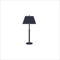 Furniture lamp icon