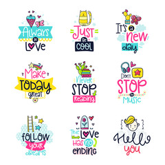 doodle vector posters