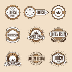 Vector design elements, business signs, logos, identity, labels, badges and objects. 