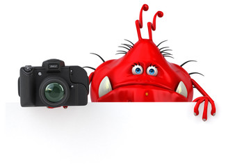 Fun germ - 3D Illustration