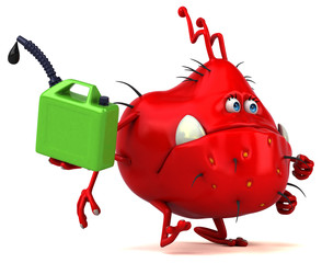 Fun germ - 3D Illustration