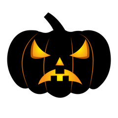 abstract halloween pumpkin