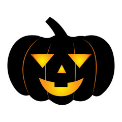 abstract halloween pumpkin