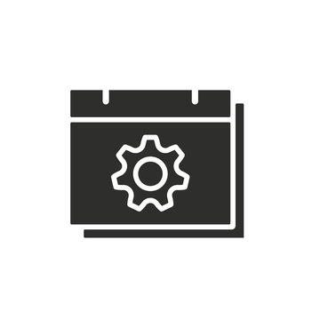 recommend clip art: Setting vector icon.