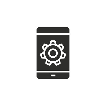 recommend clip art: Setting vector icon.