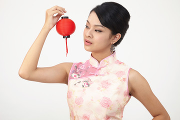 chinese woman in cheongsam