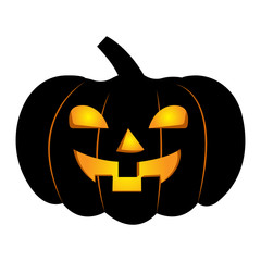 abstract halloween pumpkin
