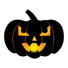 abstract halloween pumpkin
