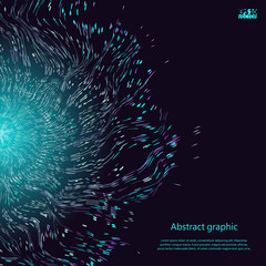 Abstract star background with defocused lights. Eps10 Vector illustration.