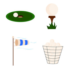 Abstract golf object