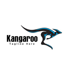 fast jump kangaroo logo