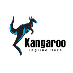 fast jump kangaroo logo