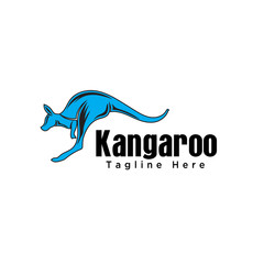 fast jump kangaroo logo