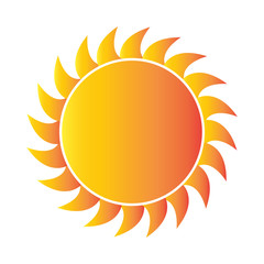 abstract sun shape