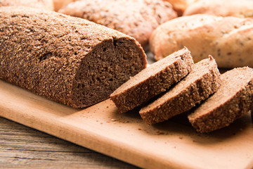 Fototapeta na wymiar organic Buckwheat Bread