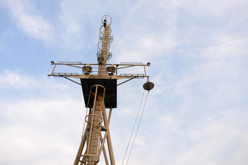 Anchor ball on the ship's mast