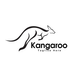 fast jump kangaroo logo