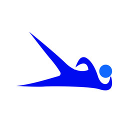 abstract fitness person