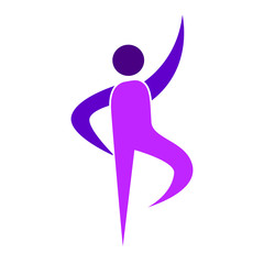 abstract fitness person