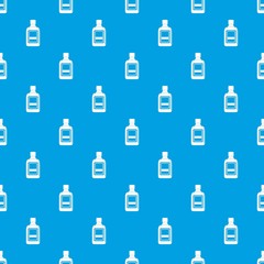 Plastic bottle pattern seamless blue