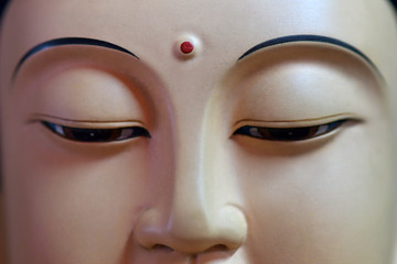 Zen Face Buddha Close-up