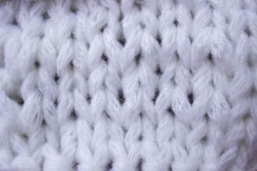 A cozy Christmas image with knitting