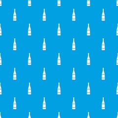 Glass bottle pattern seamless blue