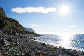 Küsten-Landschaft in den Westfjorden, Island
