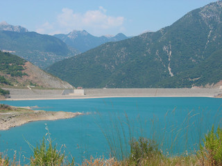Evinos river in Acarnania and Aetolia Greece