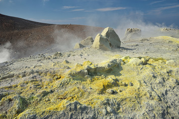 Insel Vulcano und der Gran Cratere