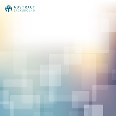Abstract blurred background template. Technology business square rounded texture.