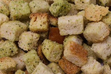 Cutons in close up background