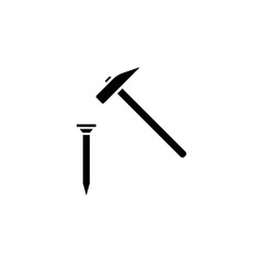 hammer with nail 