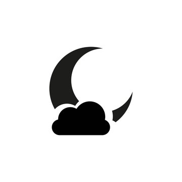 moon with cloud 