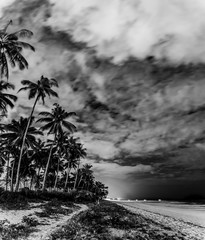 Nachthimmel Mombasa Beach