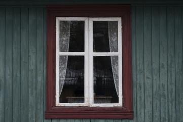 Old wooden window
