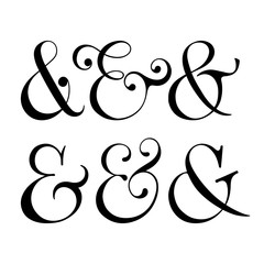 collection of ampersands