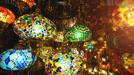 Famous Grand Bazar shop in Istanbul Turkey