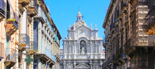 Catane (Sicile - Italie) / Piazza del Duomo